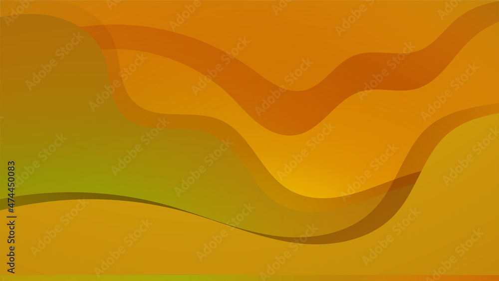 Fototapeta premium Line green orange Colorful Abstract Geometric Design Background