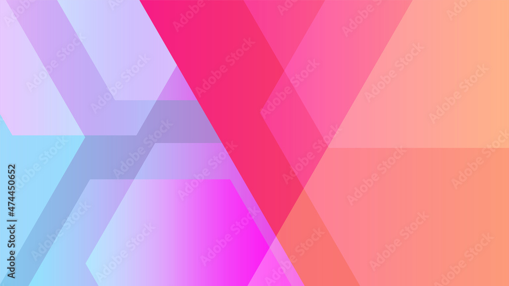 Obraz premium Transparant shape purple Colorful Abstract Geometric Design Background
