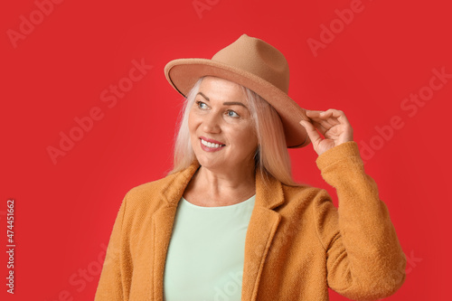 Fashionable mature woman we...