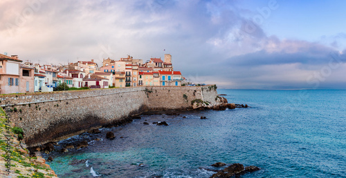 Fényképezés view of old town antibes - antibes, french riviera, côte d'azur, france