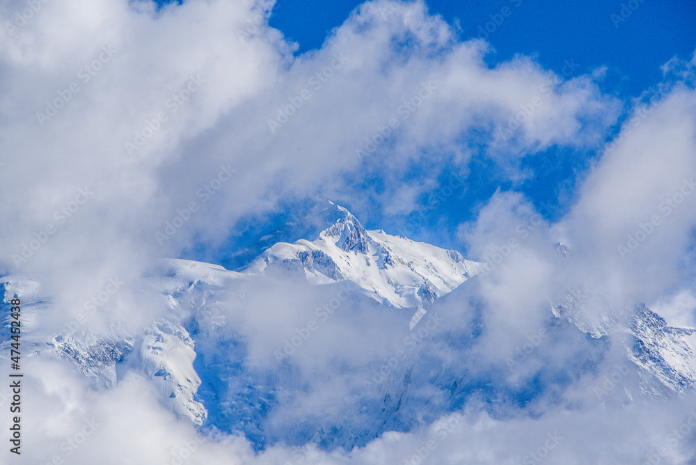 Massif du Mont Blanc, Alpes, France Massif du Mont Blanc, Alpes, France