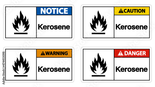 Kerosene Symbol Sign On White Background