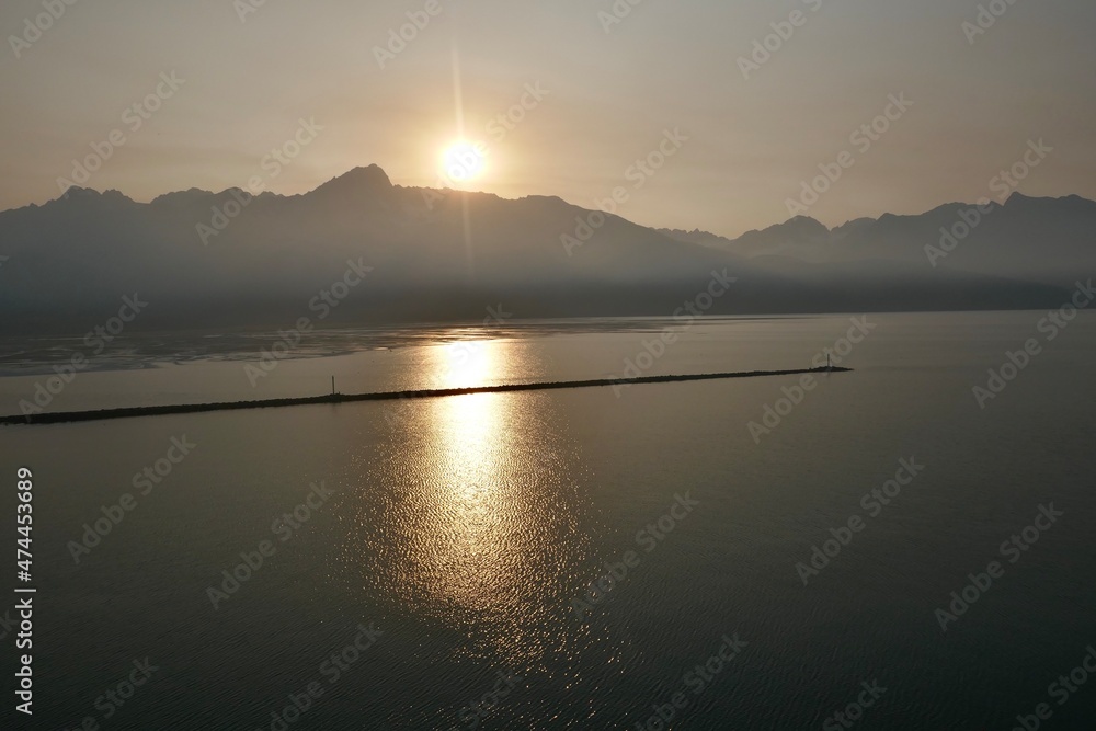Sunrise at Seward, Alaska, USA Sunrise at Seward, Alaska, USA