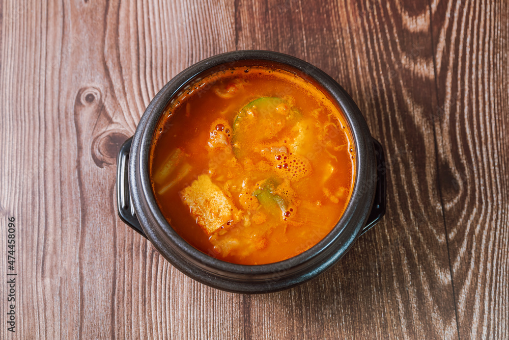 Cheonggukjang, Korean style rich soybean paste stew A stew made with