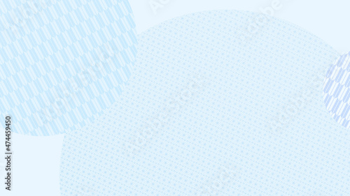 blue Japanese pattern background material