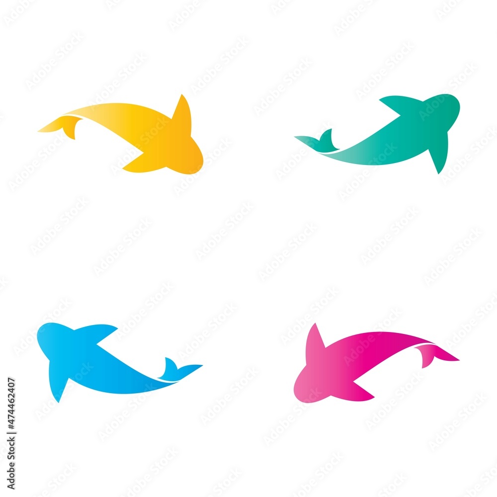 Fototapeta premium Fish logo template