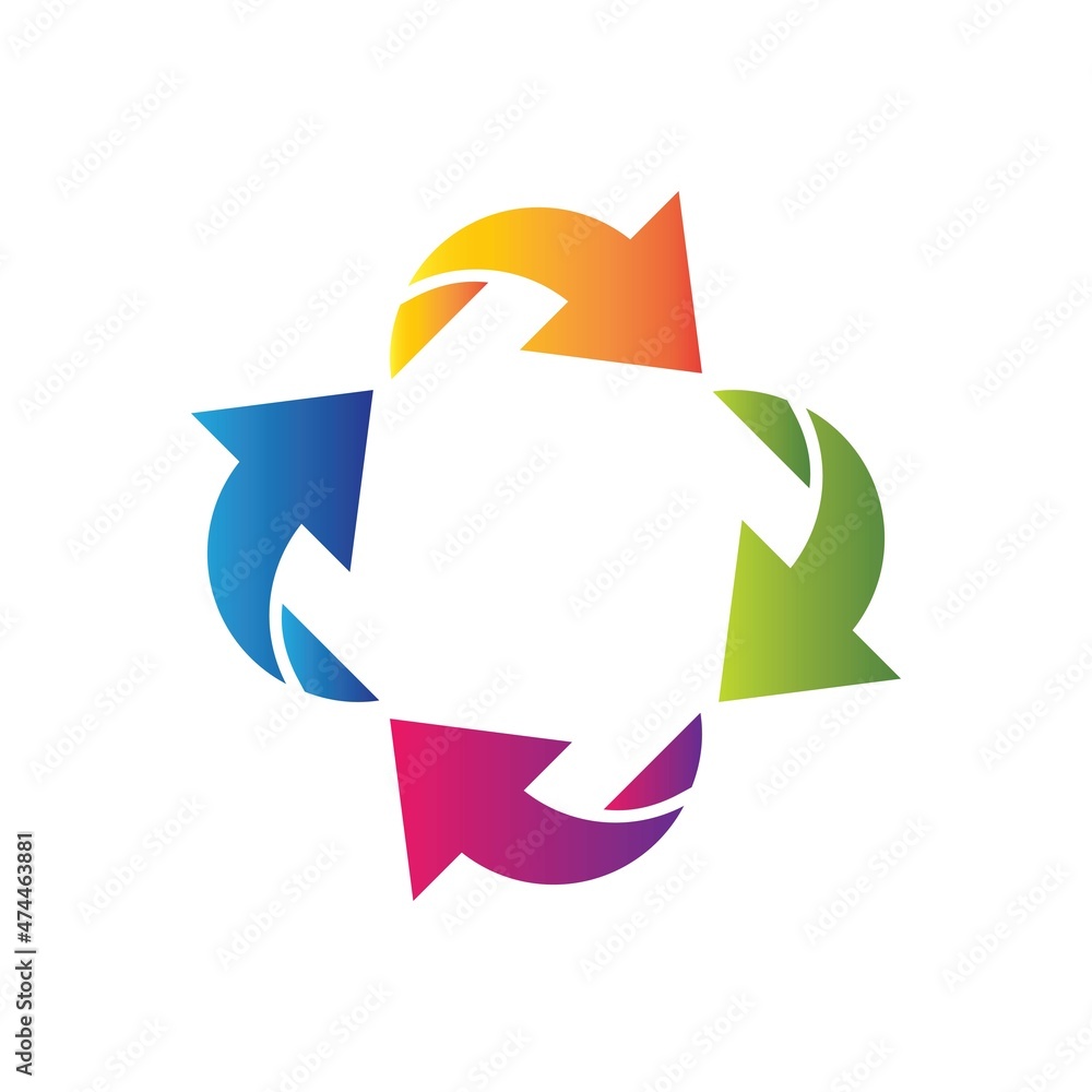 Arrows vector logo Arrows vector logo
