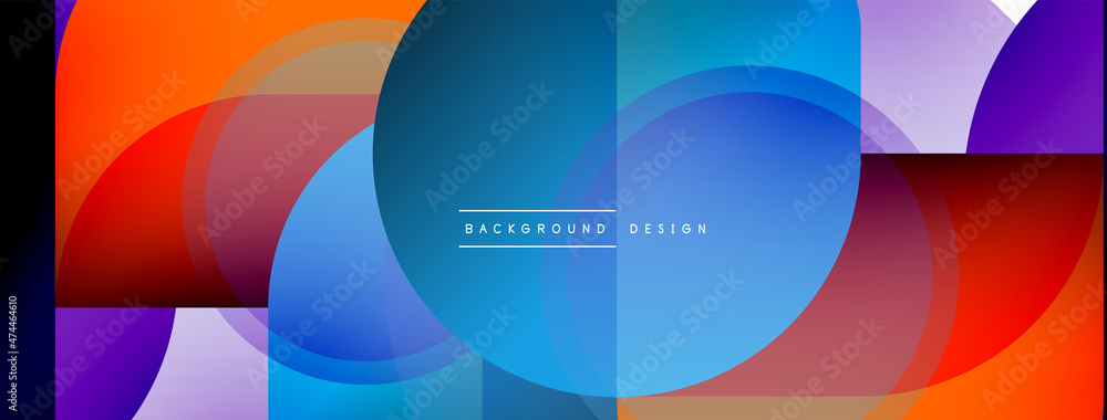 Creative geometric wallpaper. Minimal circle triangle and square line abstract background. Vector illustration for wallpaper banner background or landing page Creative geometric wallpaper. Minimal circle triangle and square line abstract background. Vector illustration for wallpaper banner background or landing page