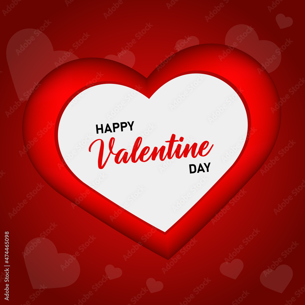 valentine day red and pink post design part forty three