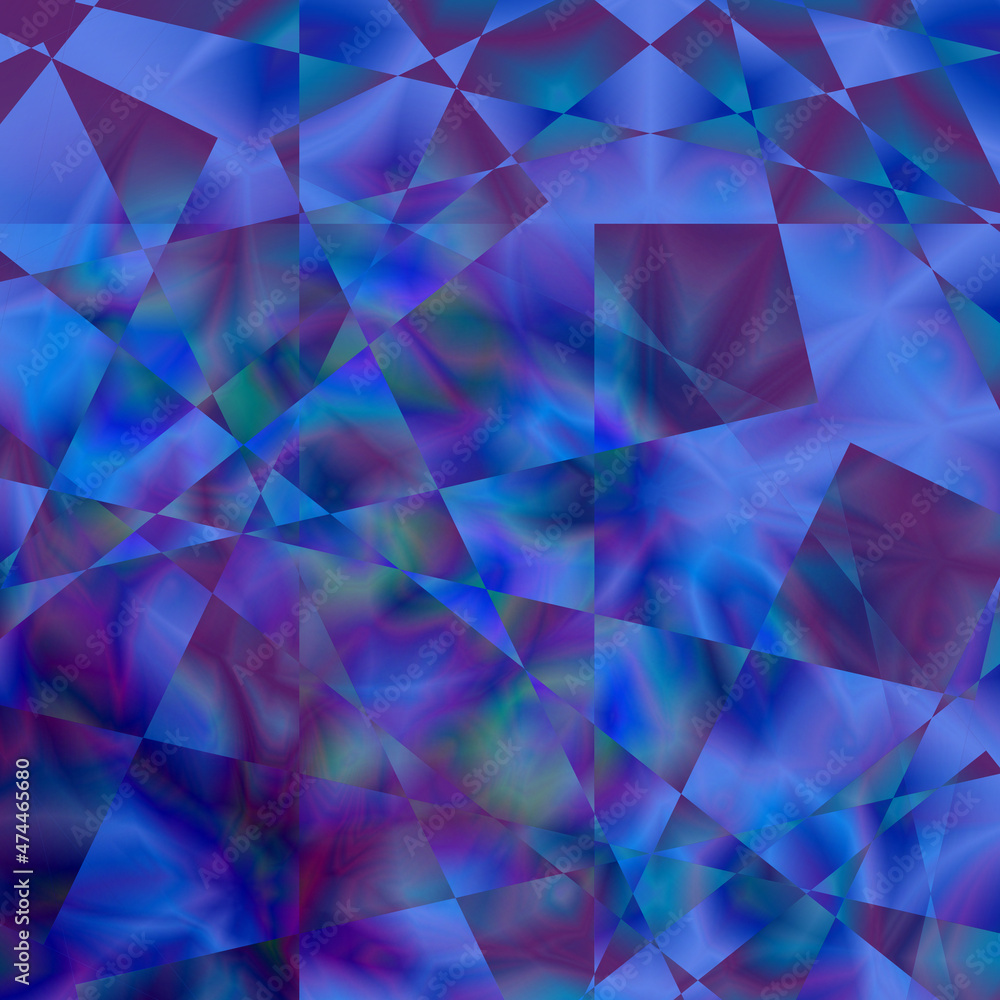 Obraz premium Bright abstract background of many irregularly shaped elements.3d.