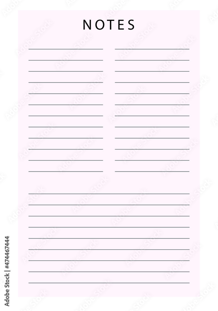 Elegant Notes Paper Planner Elegant Notes Paper Planner