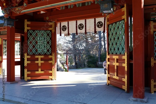 Canvas Print Shiogama City, Miyagi Prefecture Japan, December 2021