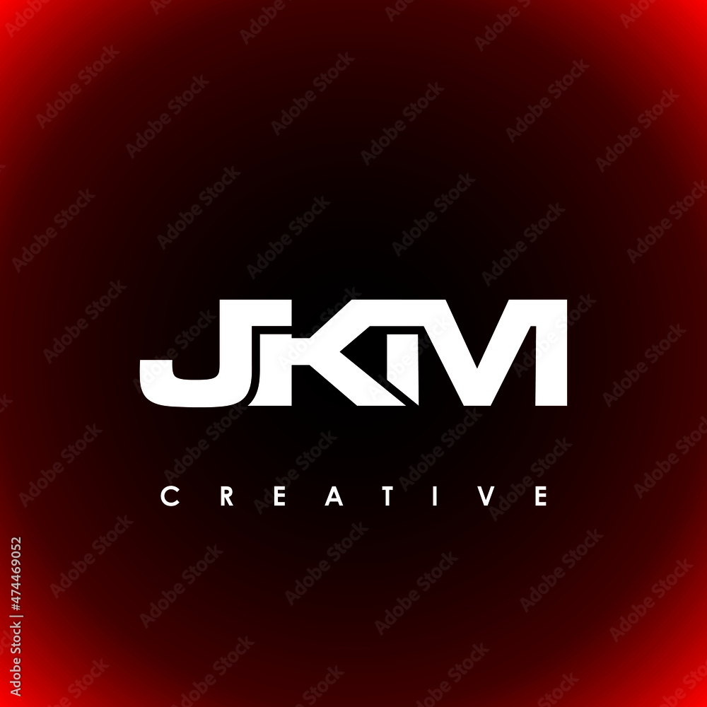 JKM Letter Initial Logo Design Template Vector Illustration
