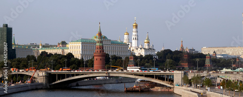 bridge over the moscow river view of the kremlin