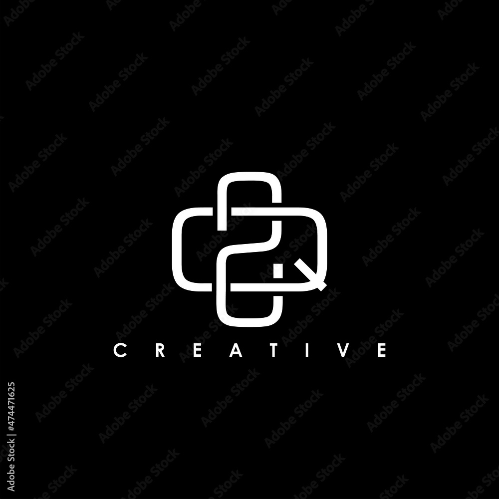 ZQ, QZ Letter Initial Logo Design Template Vector Illustration ZQ, QZ Letter Initial Logo Design Template Vector Illustration