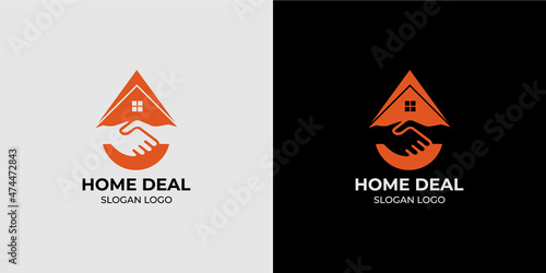 ideal home logo for company and agency
