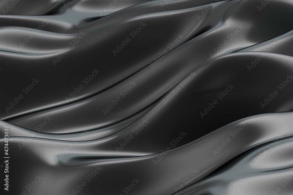Fototapeta premium 3d rendering wave cloth background
