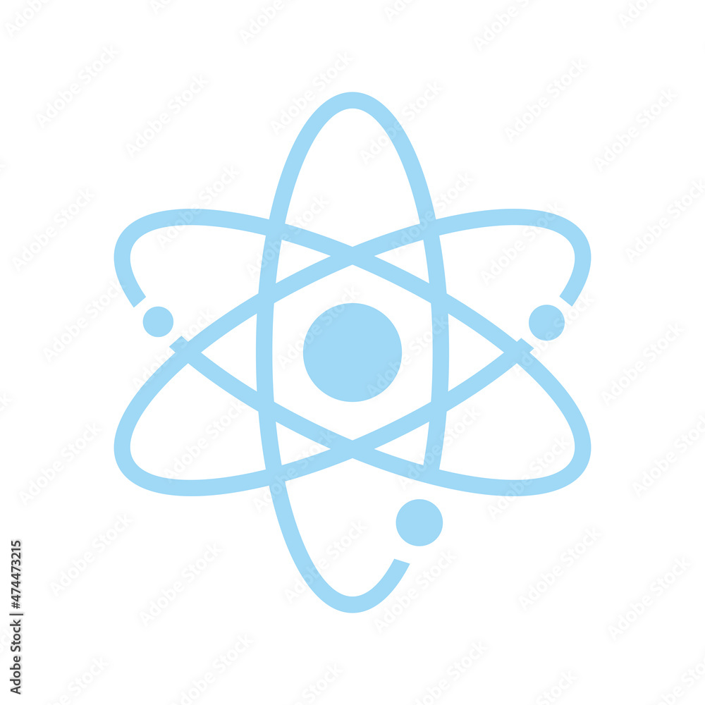Atom Icon Symbol Vector Illustration