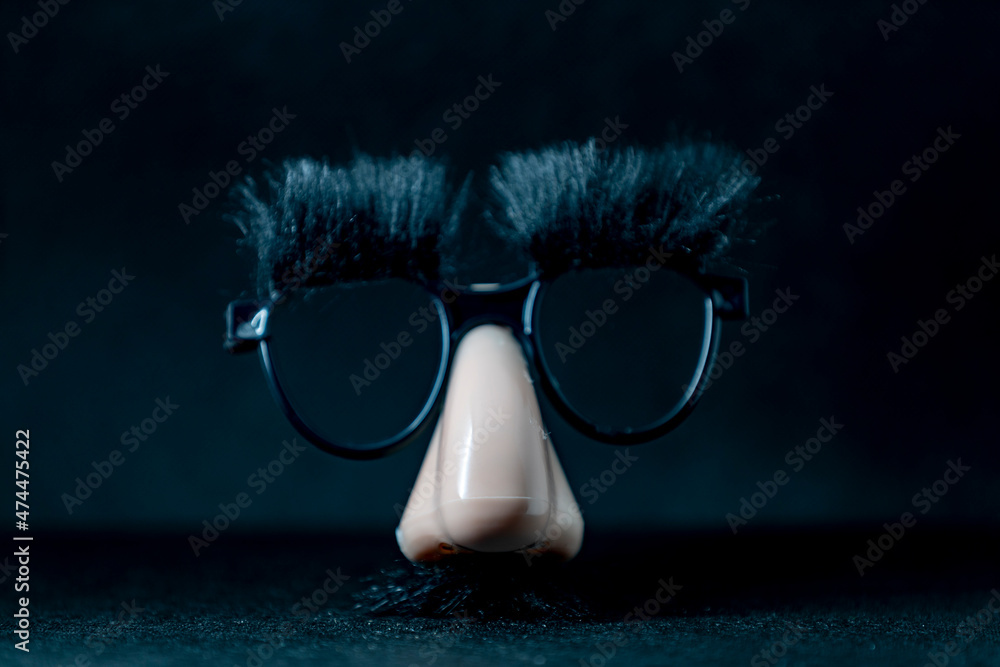 funny face glasses Stock Photo Adobe Stock