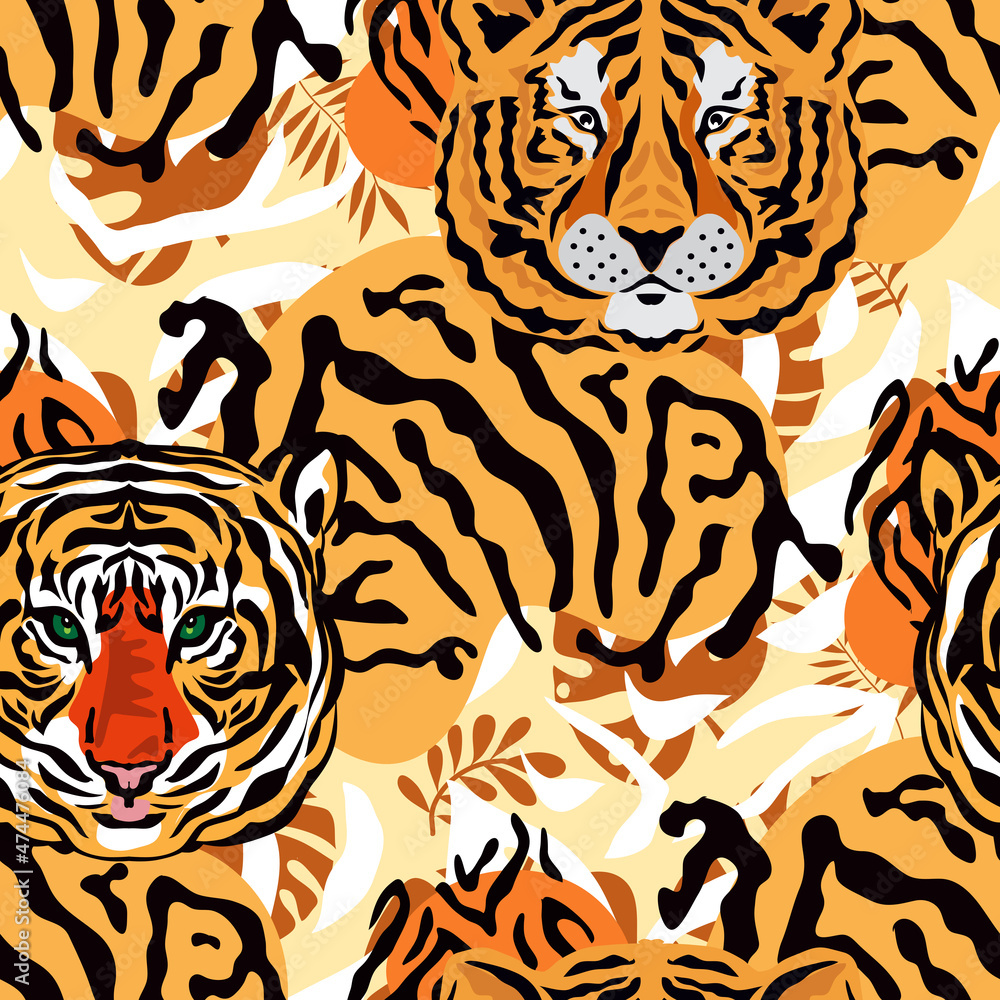 Tiger pattern 136