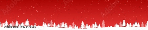 simple christmas background with typical elements