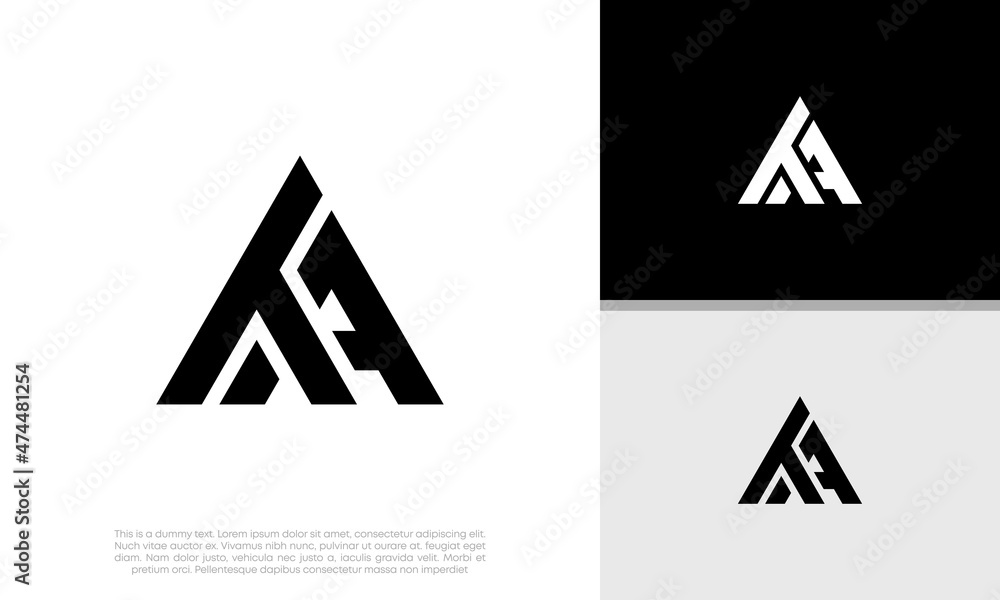 Initials TA. AT logo design. Initial Letter Logo. Initials TA. AT logo design. Initial Letter Logo.