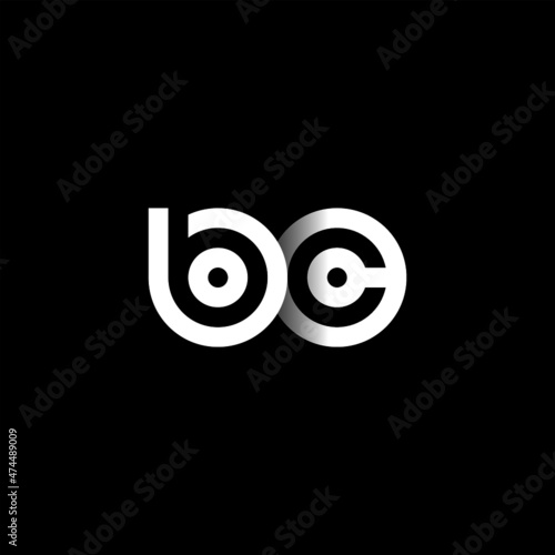 BC Letter Initial Logo Design Template Vector Illustration