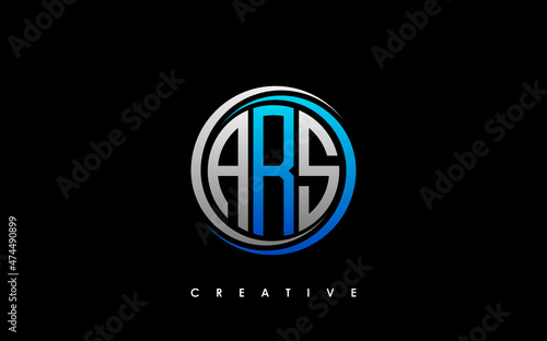 ARS Letter Initial Logo Design Template Vector Illustration photo