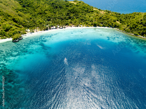 Buatiful and scenic beaches in Romblon philippines. photo