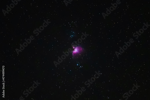 オリオン座大星雲を1秒露光で見た世界