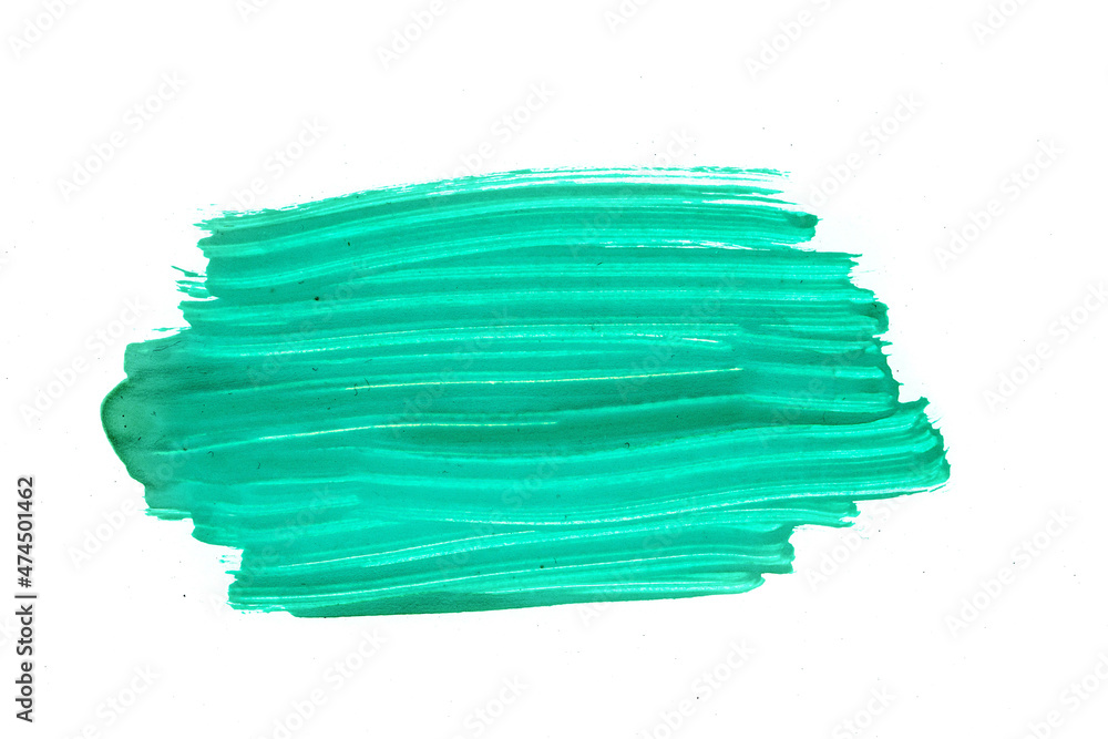 Fototapeta premium blue watercolor brushstroke pattern isolated on white background