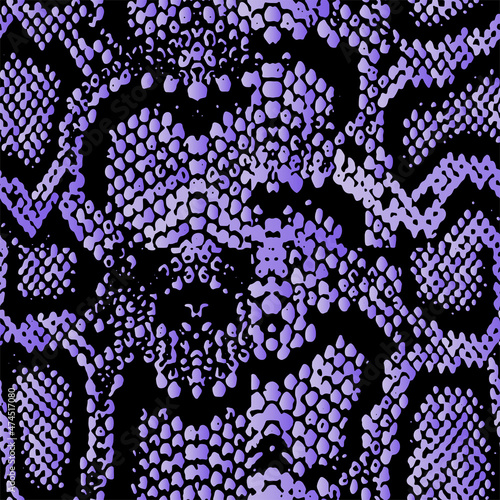 Full Seamless Snake Animal Skin Texture Pattern Vector. Purple snake leather design for textile fabric print. Snake leather pattern for bag, shoes, tight, dress and fabric printing.