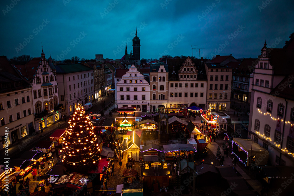 view of the town critsmas vibes