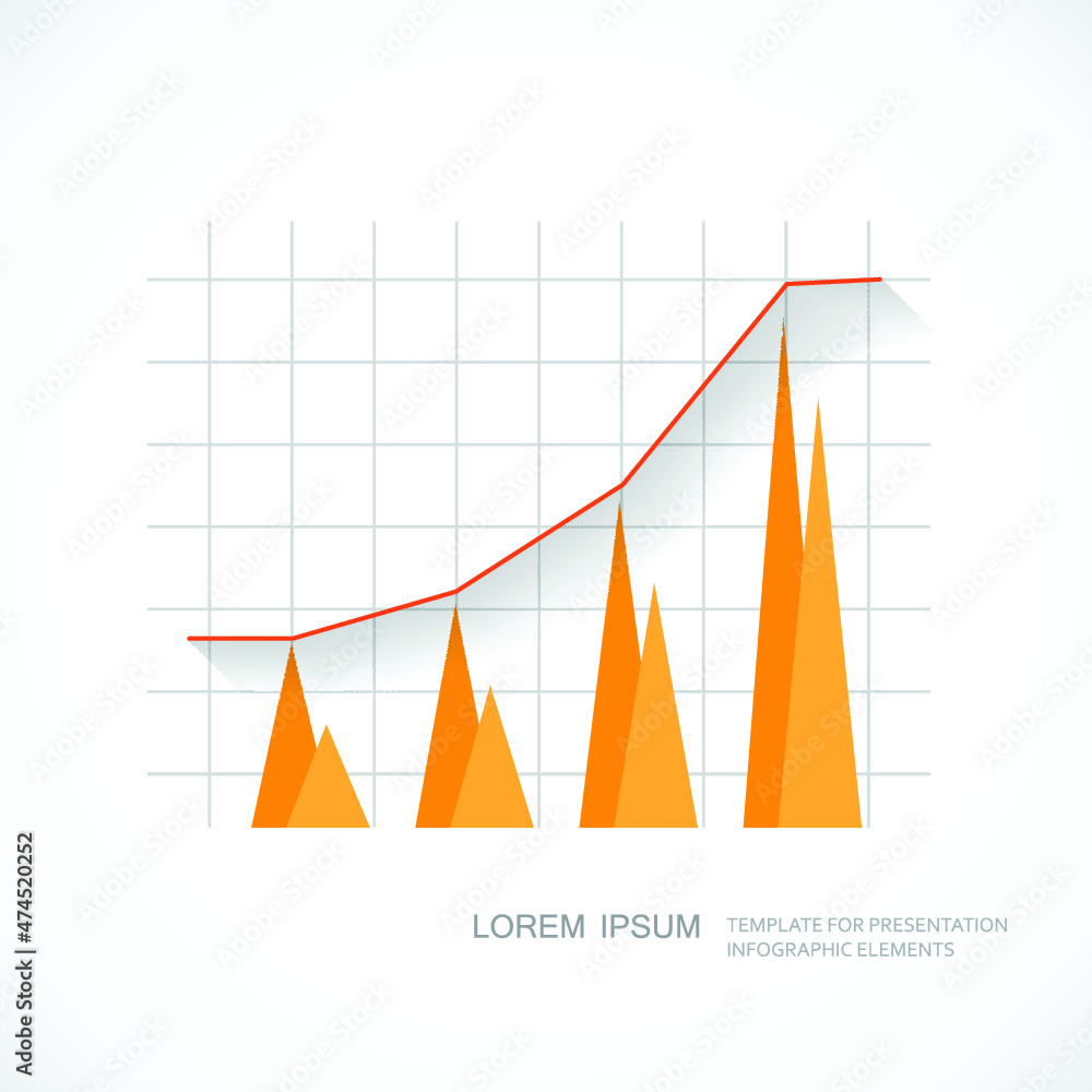 Fototapeta premium Templates for business data visualization