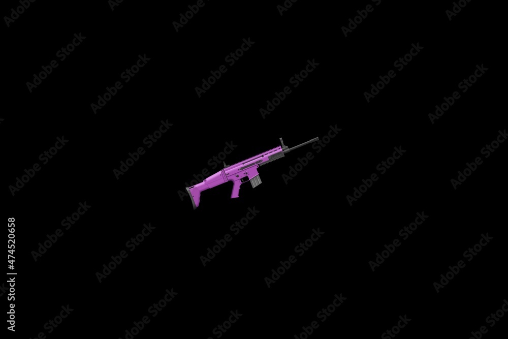 3d render illustration, amazing picture of Military Gun 3d render illustration, amazing picture of Military Gun