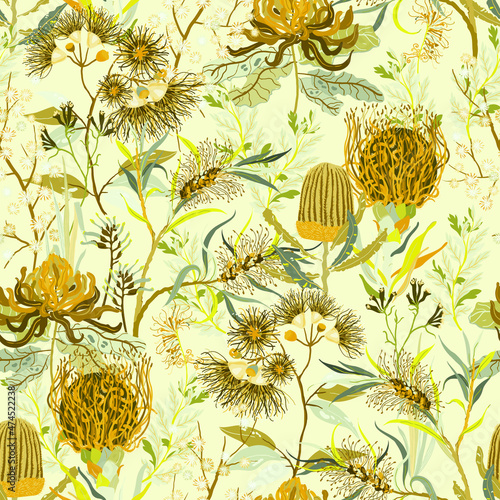 Floral seamless pattern.