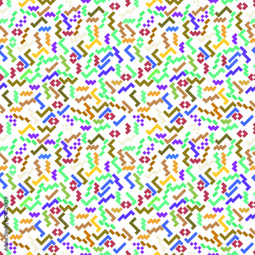 minimal background. Seamless pattern 80's - 90's years memphis design . Endless texture.  vector illustration 