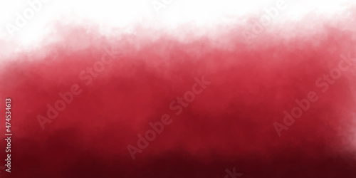 vintage burgundy red cloud and sky watercolor background with blurred rich texture. Red powder explosion on white background. Colored cloud. Colorful dust explode. 