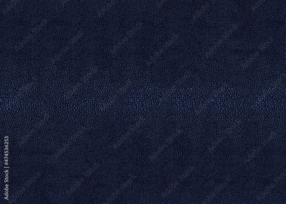 Abstract dark blue shagreen texture