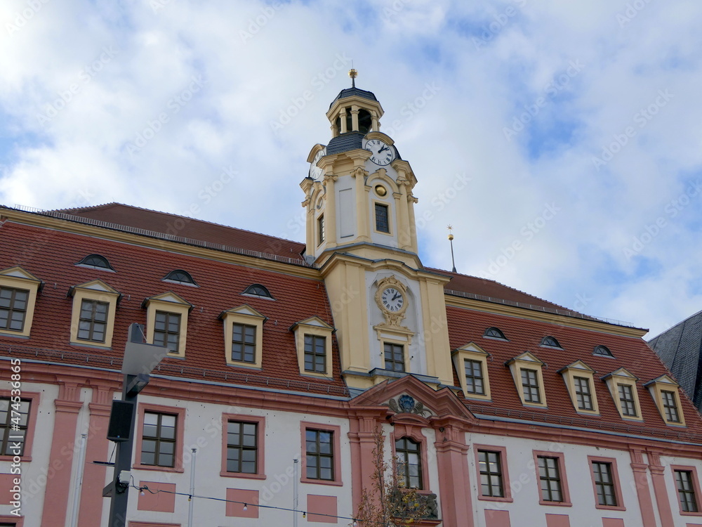 Rathaus in Weißenfels in Sachsen Anhalt