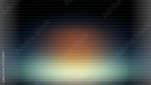 Abstract blurred background - orange, black background and light