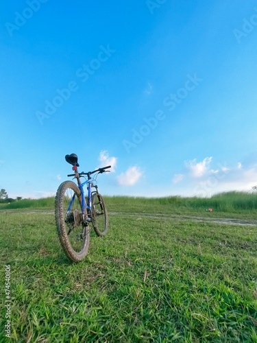 bike in the field