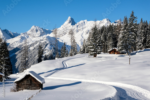 Perfekt Winter Day in the Valley of Montafon, Vorarlberg, Austria © Erich 
