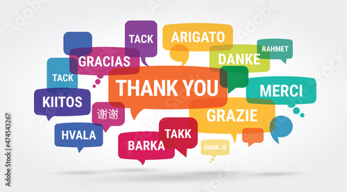 text thanks in different languages
