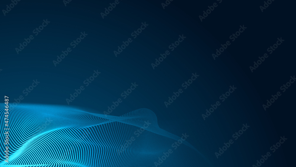 Abstract dot white blue wave gradient texture technology background. Abstract dot white blue wave gradient texture technology background.