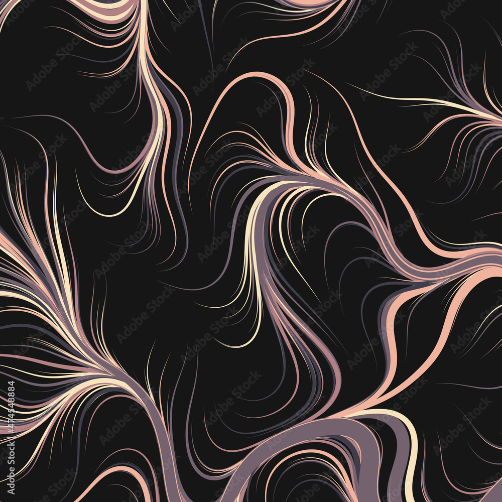 Fototapeta premium Abstract Perlin Noise Geometric Pattern generative computational art illustration