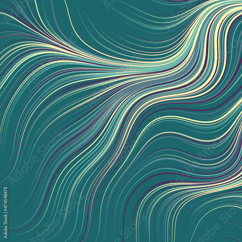 Abstract Perlin Noise Geometric Pattern generative computational art illustration