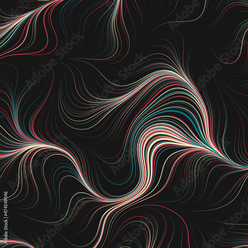 Abstract Perlin Noise Geometric Pattern generative computational art illustration