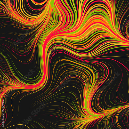 Abstract Perlin Noise Geometric Pattern generative computational art illustration