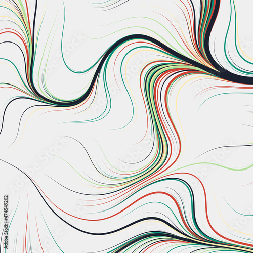 Abstract Perlin Noise Geometric Pattern generative computational art illustration
